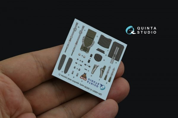 Quinta Studio QR+48061 K-36DM Series2 (early) ejection seat (for MiG-29, MiG-31, Su-27, Su-33 aircraft until 2007) (All kits) 1/48