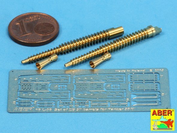 Aber 16L-06 Zestaw dwóch luf ZB 37 do czołgu Pz 38(t) / Set of two barrels ZB 37 for Panzer 38(t) 1/16
