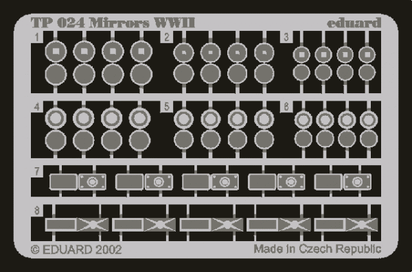 Eduard TP024 Mirrors WWII 1/35