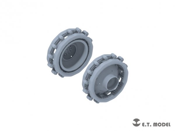 E.T. Model P35-060 WWII German Sd.Kfz.7(8t) Sprockets &amp; Track links ( 3D Printed ) 1/35