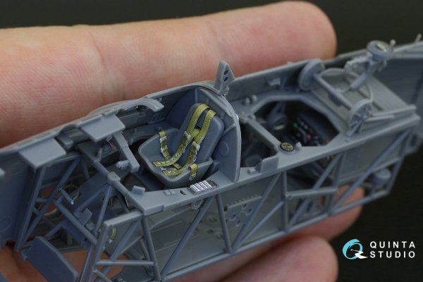 Quinta Studio QD48255 Swordfish Mk.I 3D-Printed &amp; coloured Interior on decal paper ( Tamiya ) 1/48