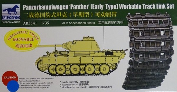 Bronco AB3541 Panther Early Type Workable Track Link Set 1/35