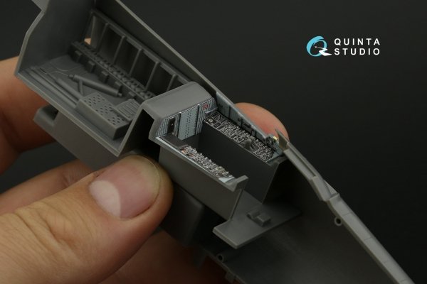 Quinta Studio QD48416 F-15C 3D-Printed coloured Interior on decal paper (Academy) 1/48