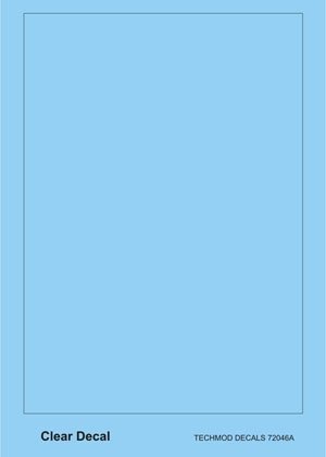 Techmod 72046 - Clear Decal (1:72)