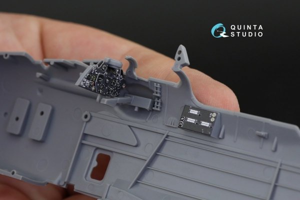 Quinta Studio QD48256 Swordfish Mk.II 3D-Printed &amp; coloured Interior on decal paper ( Tamiya ) 1/48