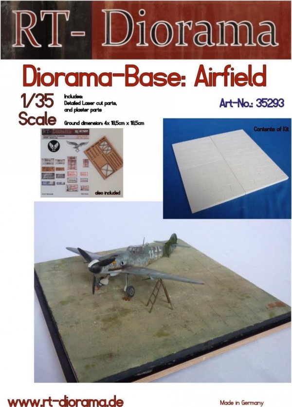 RT-Diorama 35293 Diorama-Base: &quot;Airfield&quot; 1/35