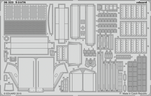 Eduard 36323 T-34/76 ICM 1/35