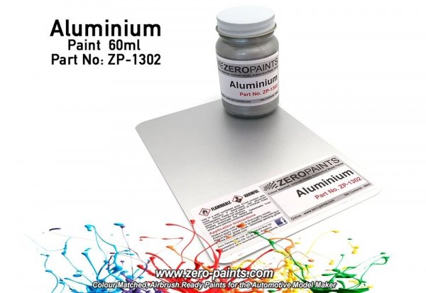 Zero Paints ZP-1302 Aluminium Paint 60ml