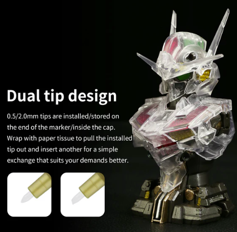 DSPIAE MKA-05 Super Metallic Color Marker Green