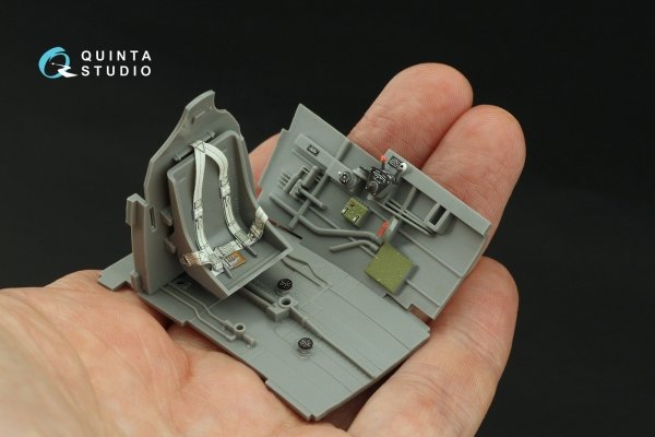 Quinta Studio QD32220 P-40N late 3D-Printed coloured Interior on decal paper (Hasegawa/Eduard) 1/32