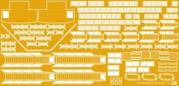 MK1 Design MD-20014 HMS Rodney Value Pack 1/200