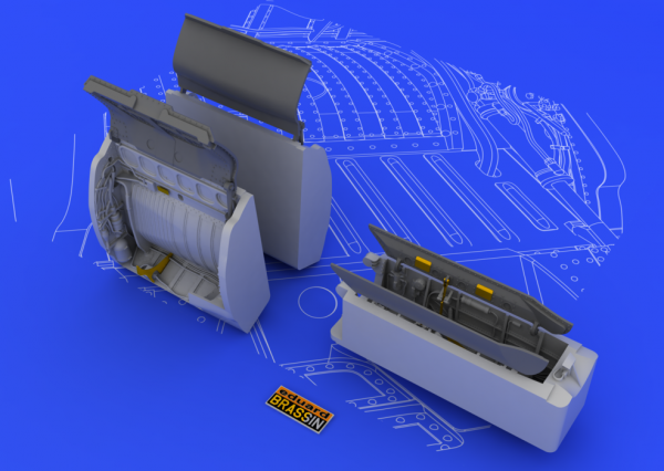 Eduard 648049 MiG-21 wheel wells 1/48 (EDUARD)