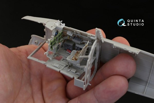 Quinta Studio QD32025 A6M2b (Nakajima prod.) 3D-Printed &amp; coloured Interior on decal paper (for Tamiya kit) 1/32