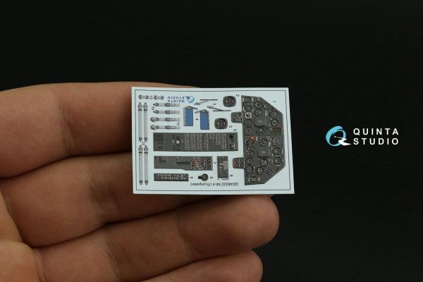 Quinta Studio QD48322 Mi-4 3D-Printed &amp; coloured Interior on decal paper (Trumpeter) 1/48