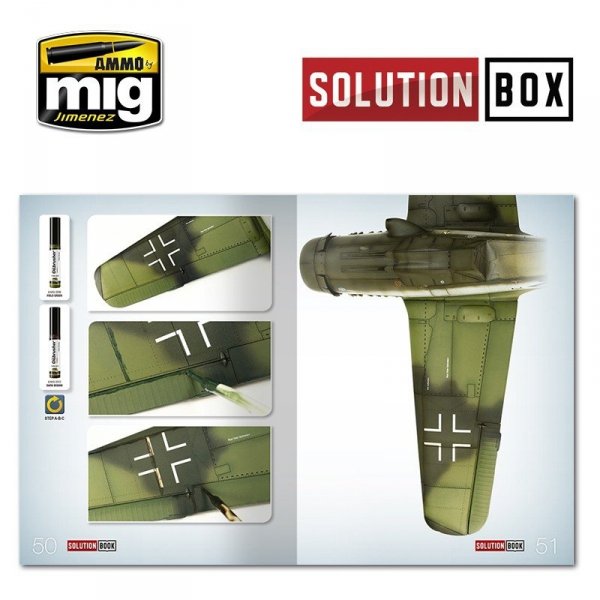 AMMO of Mig Jimenez 6502 WWII LUFTWAFFE LATE FIGHTERS SOLUTION BOOK (Multilingual)
