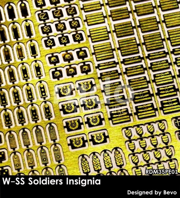 RADO Miniatures RDM35PE01 W-SS Soldiers Insignia 1/35