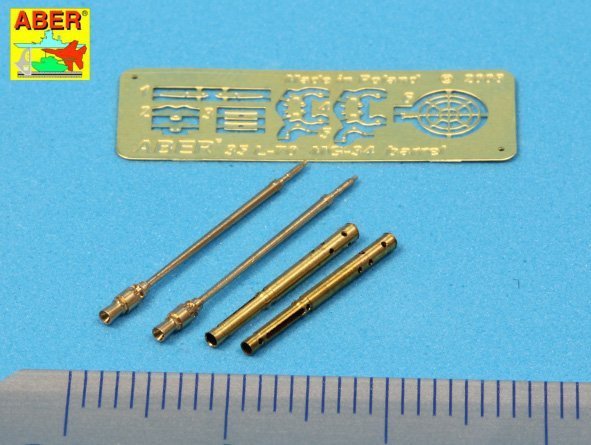 Aber 35L-098 Set of 2 barrels for German tank machine gun MG 34 with Panzermantel (1:35)	