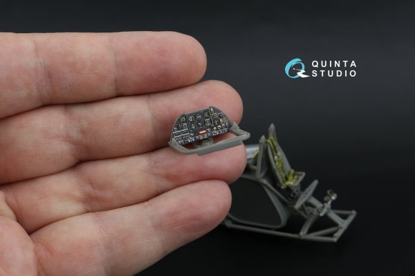 Quinta Studio QD+48583 Westland Lysander Mk.III 3D-Printed &amp; coloured Interior on decal paper (Airfix) (with 3D-printed resin parts) 1/48