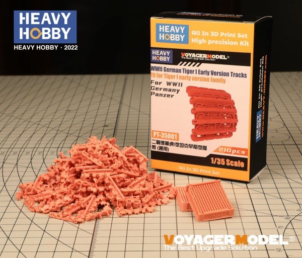 Heavy Hobby PT35001 WWII German Tiger I Early Version Tracks 1/35
