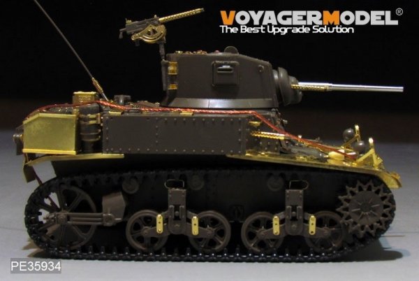 Voyager Model PE35934 WWII US M3 Stuart light tank basic For TAMIYA 35360 1/35