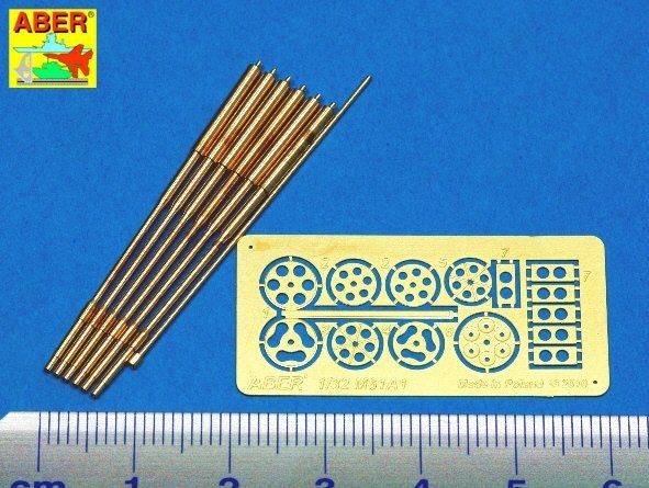 Aber A32050 Set of barrels for 20 mm gun M61A1used in modern US Force aircrafts (1:32)