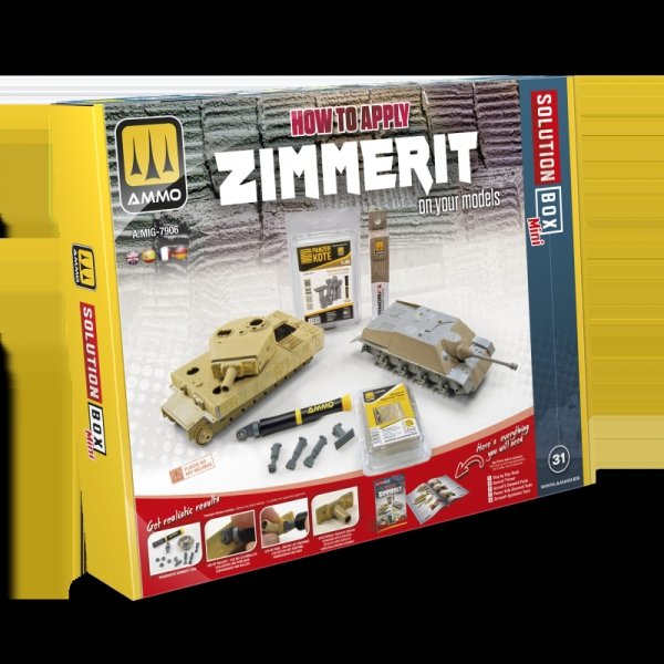AMMO of Mig Jimenez 7906 SOLUTION BOX MINI 31– How to Apply ZIMMERIT in scale