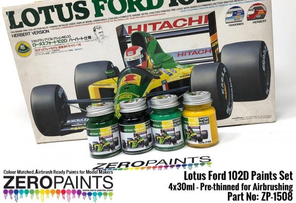 Zero Paints ZP-1508 Lotus Ford 102D Paint Set 4x30ml