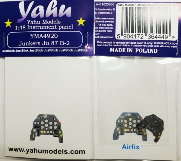 Yahu YMA4920 Junkers Ju-87 B-1 Airfix 1/48