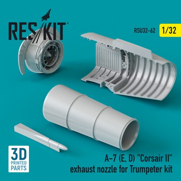 RESKIT RSU32-0062 A-7 (E, D) &quot;CORSAIR II&quot; EXHAUST NOZZLE FOR TRUMPETER KIT 1/32