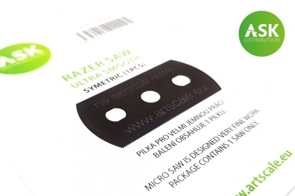 ASK T0008 Razer Saw: ultra smooth symetric  (5 pcs) 70/70 teeth