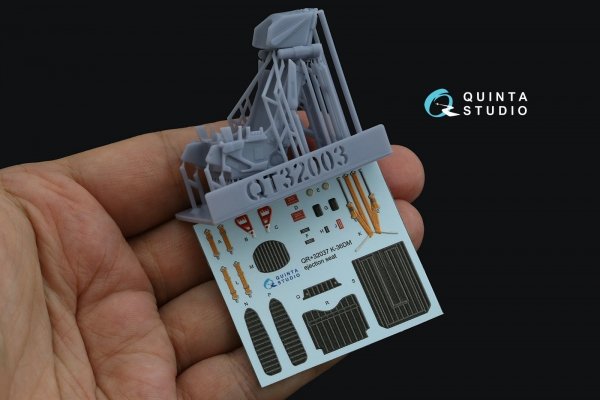 Quinta Studio QR+32037 K-36DM (initial release) ejection seat (for Su-17M3/M4/UM3/22, Su-24, MiG-29 9-12 Early aircraft) (All kits) 1/32