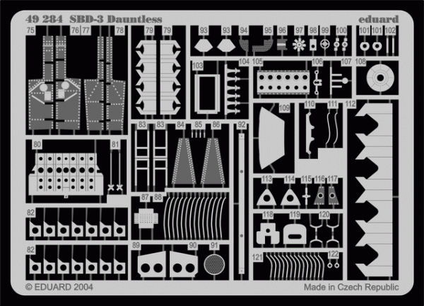 Eduard 49284 SBD-3 1/48 ACCURATE MINIATURES