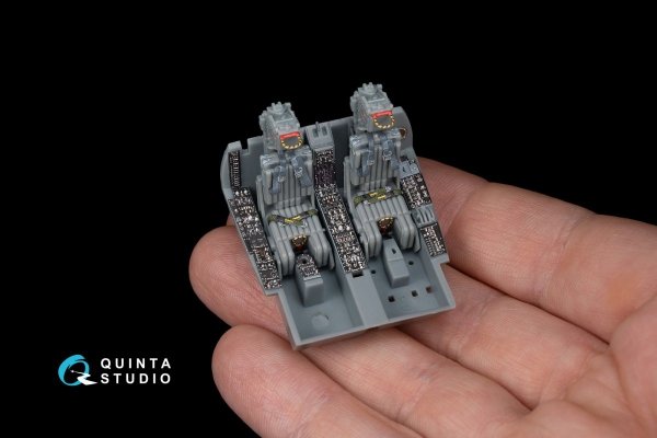 Quinta Studio QD48164 A-6A Intruder 3D-Printed &amp; coloured Interior on decal paper (for HobbyBoss kit) 1/48