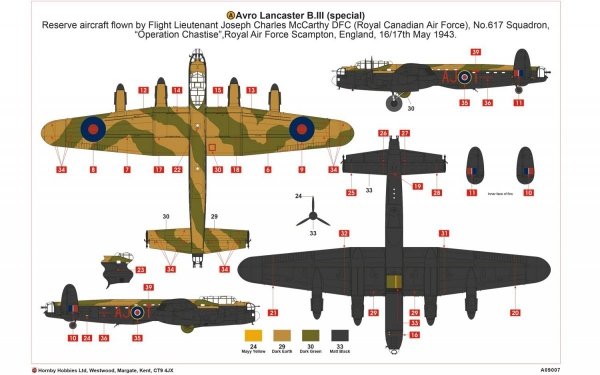 Airfix 09007 Avro Lancaster B.III 'Dambusters' (Anniversary Edition) 1:72