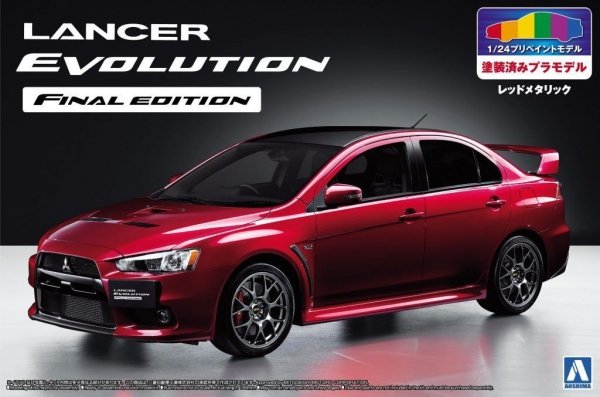 Aoshima 05089 LANCER EVOLUTION X FINAL EDITION - RED-META 1/24