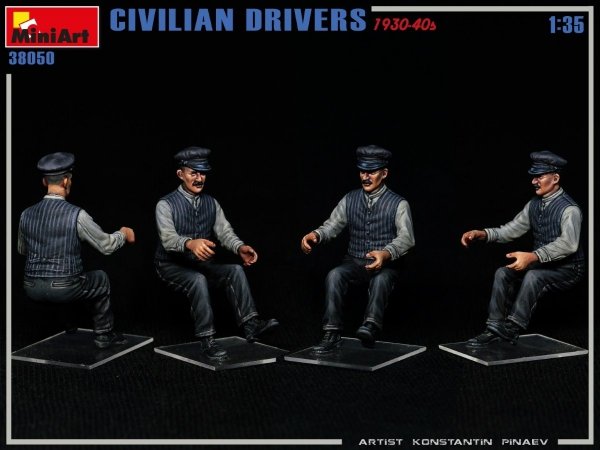 MiniArt 38050 CIVILIAN DRIVERS 1930-40s 1/35