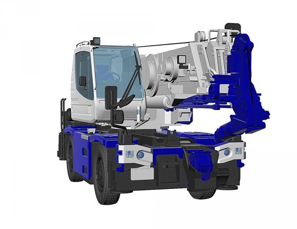 Hasegawa 66110 Tadano Rough Terrain Crane GR-130NL/N CREVO Mini G4 &quot;H-Type Outrigger&quot; 1/35