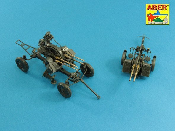 Aber 35L-222 Set of 2 barrels for Russian 14,5 mm machine guns KPVT used on ZPU-2 or ZPU-4 (1:35)