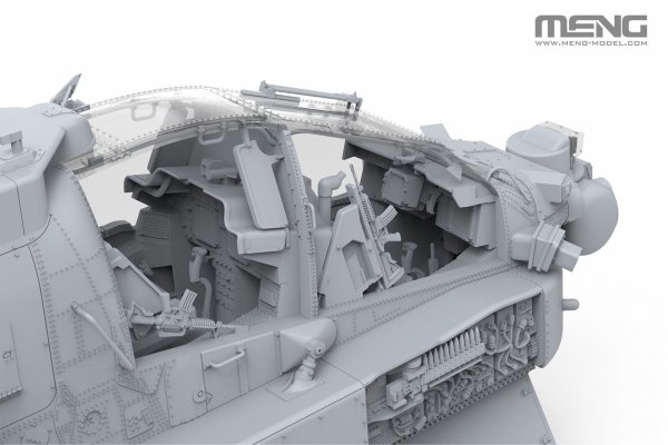 Meng Model QS-005S AH-64 D Saraf - Heavy Attack Helicopter (Israeli Air Force) with Figures 1/35