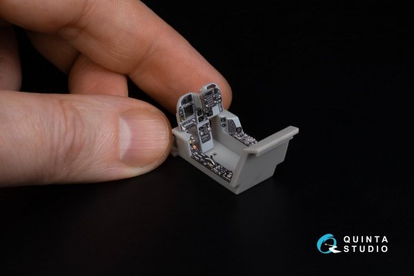 Quinta Studio QDS-48305 AV-8B Early 3D-Printed &amp; coloured Interior on decal paper (Hasegawa) (Small version) 1/48