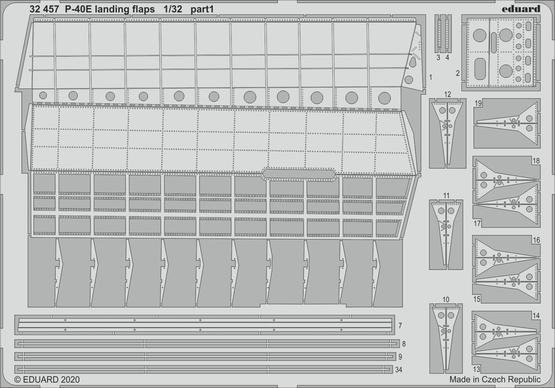 Eduard BIG33123 P-40E part II for Trumpeter 1/32