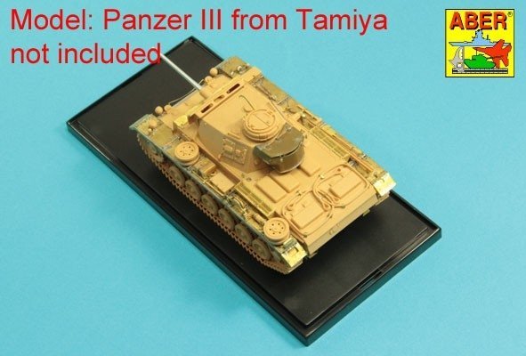 Aber 48A31 Grilles for Pz.Kpfw. III &amp; Stug III Fit to Tamiya models: 32540; 32524; 32525; 32543; 1/48