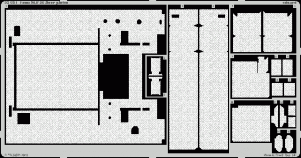 Eduard 35631 Faun SLT 56 floor plates 1/35 TRUMPETER
