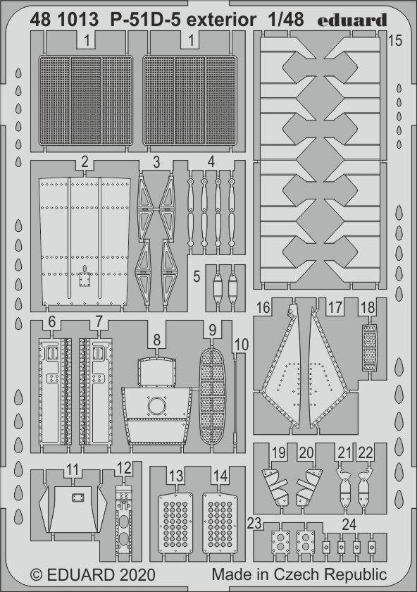 Eduard 481013 P-51D-5 exterior for AIRFIX 1/48