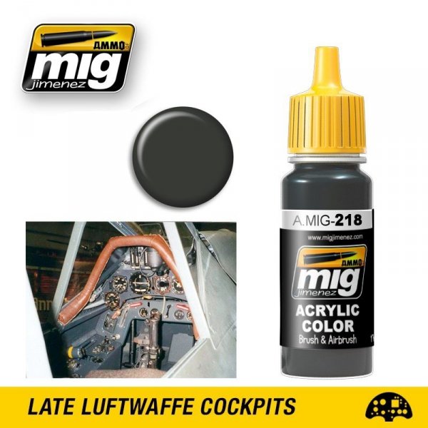 AMMO of Mig Jimenez 0218 RLM 66 SCHWARTZGRAU