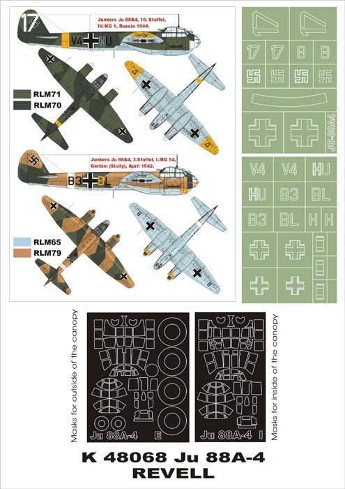 Montex K48068 Ju-88A4 1/48