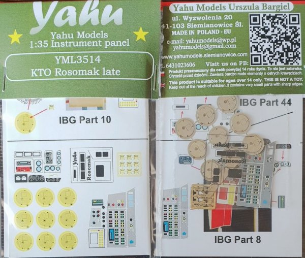 Yahu YML3514 KTO Rosomak late for IBG 1/35