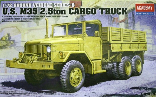 Academy 13410 U.S. M35 2.5ton CARGO TRUCK 1:72