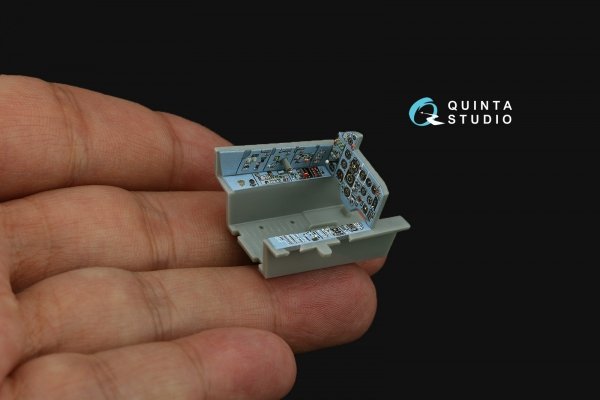 Quinta Studio QDS-48480 Su-17M4/Su-22M4 3D-Printed &amp; coloured Interior on decal paper (Hobby Boss) (Small version) 1/48