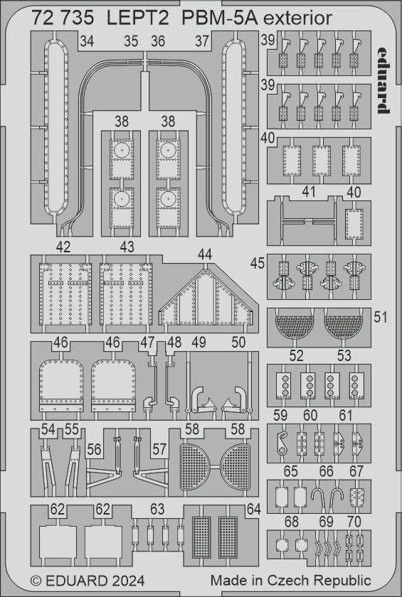 Eduard 72735 PBM-5A exterior ACADEMY 1/72